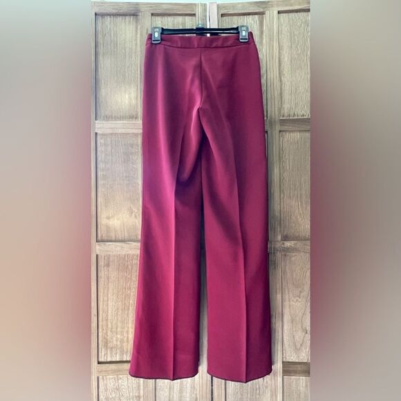 EUC Beautiful Moda International Burgundy suit. - Picture 5 of 6